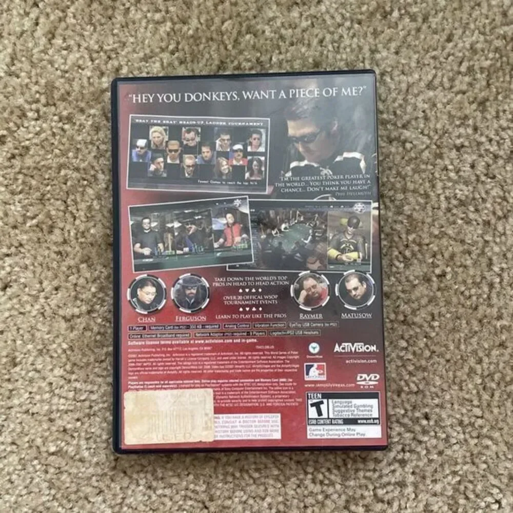 World Series of‎ Poker 2008: Battle for the Bracelets (Sony PlayStation 2, 2007)